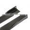 2.2 M/86 inch 6 Pcs Universal Carbon Material Lower Side Skirts Body Kit Rocker Panel Extension
