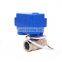 CWX-15N/Q Copper nickel plated 2 way electric ball valve
