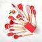 Home and Kitchen Gadgets Kitchen  Wooden Handle Spatula Soup Spoon Brush Ladle Pasta Colander Non-stick Cookware Set