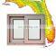 New Design Florida Caribbean Area high hurricane impact windows and doors