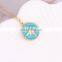 2022 Women's Necklace Fashion Jewelry Cross Eye Pendant Personalized Stainless Steel Necklace Ins Snake Clavicle Chain N889