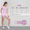 Contrast Color Slim Casual Yoga Short Sleeve Tops Wholesales Sports Deep V Neck Plain T Shirts