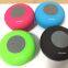 Water Proof Custom BT Music Player Built-in Microphone Handsfree Waterproof Shower Speakers with Wall Suction Cup Mini Speaker