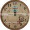 British vintage style home decoration wall mounted clock
