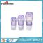 Silicone Travel Toiletry Bottles TSA Approved Squeezable Refillable Travel Containers For Shampoo Conditioner Lotion To