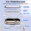 Smart Watch Cover PC Waterproof IPX8 case Tempered Glass Screen Protector for Apple Iwatch Series 7 6s Series  41mm 45mm