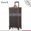 New premium acrylic makeup organizer cosmetic makeup trolley case with mirror