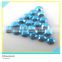 Hotfix Octagon Rhinestuds Blue Round Flatback Metallic Ss10 3mm 300 Gross Package