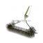Factory good outdoor bbq cleaning tool bbq 12'' 3-Sided CLEAN GRILL BRUSH