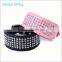 Full Shine Diamante Decorative Rhinestone Western Leather Dog Collars                        
                                                Quality Choice