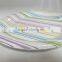 most popular 10.5" round rainbow stripe design melamine plates wholesale                        
                                                Quality Choice