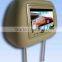 PLD-2781 7" on dash Headrest LCD TFT monitor with touch screen optional