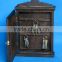 Hot sale customized wooden wall hanging key box,metal lock for wooden box,hanging lock box for keys,key lock box for hotel use