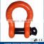 stainless steel adjustable bow shackles colored steel shackles, forging 1035 steel