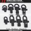 4mm and 5mm colorful shackle with soft rubber wholesale