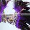 New Products 2016 Big Beautiful Design Party Cock Feather Mask For Halloween Supplies