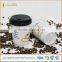 Attractive custom print double wall hot paper cups and lids