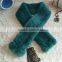 Long Rex Rabbit Fur Scarves by Hand Knitted
