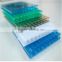 4mm 100% Virgin Grade A PC Resin 50 Micron UV Coating Polycarbonate Twin Wall Hollow Sheets Cheap Price Roofing Panels Clear