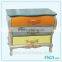 Outdoor locking wood storage cabinets