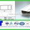 Manufactured Design Aluminum Profile Sickness 2.0mm Wood Profile for Door