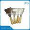 4PC Wooden Handle Stainless Steel Paint Wall Paper Scraper Putty Knife