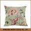 PLUS 2015 USA hot selling beautiful high quality jacquard flower Cushion Cover