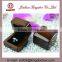 JInhua Supplier Handmade Square Professional Wooden Jewelry Ring Box Gift Box