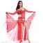 Wuchieal Lace Professional Belly Dance Costume for Stage Performance
