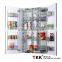 TKK Chrome Soft Close Pull Out Pantry Wire Basket