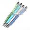 Office stationery custom wedding crystal touch stylus pen personalized logo luxury crystal pen