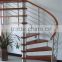 Interior steel wood spiral stairs for Saudi Arabia project --YUDI