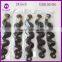 24inch Length Cheap NO-REMY HAIRS WEFT Natual Color Body Wave Texture for Brazil Market