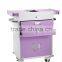 BK806 stainless steel medical mobile trolley cart wheels