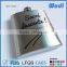 silkscreen logo stainless steel hip flask HF550