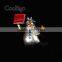 Charming Black Hat Cool Snowman Pin Brooch Christmas Party Gift Promotion Apparel Accessories