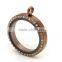 Cheap Chocolate With Rhinestones Floating Lockets 30mm Stainless Steel Magnetic Floating Charm Lockets
