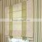 Custom linen and cotton pleated shade roman blind/curtains