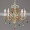 2015 Silver 5 star hotel chandelier lights for with CE