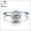 Modern 2016 trenday jewelry 925 sterling silver women's wedding engagemente band ring with CZ setting