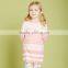 DK0328 dave bella 2016 spring autumn kids striped knit sweater girls cotton knitwear baby girls sweaters children clothes kid cl