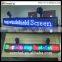 Hot! Short messge SMS wireless communication full color vehicle use LED windows messae board