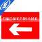 Reflective adhesive forbit turn right d Road sign