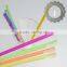 flexible disposable plastic straw