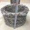 Cheap galvanized barbed wire with machine for sale