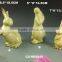 custom life size ceramic Easter rabbit figurine with LED lighted up