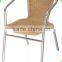 2016 Best selling plastic rattan used cheap indoor cafe restaurant tables chairs for sale
