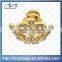 custom zinc alloy gold sport game lapel pin