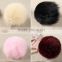 2016Colorful Dyed Customize Real Fox Fur Pom Poms / Pompom Keychain