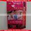 plastic liquid food packaging pouch, plastic red wine packaging pouch bag with valve, plastic fruit juice packaging